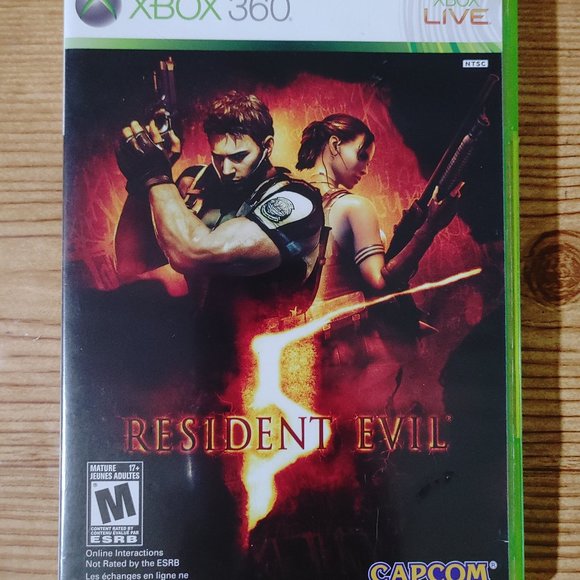 Resident Evil 5 XBOX 360 game (CIB) - Picture 1 of 5